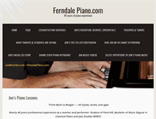 Tablet Screenshot of ferndalepiano.com